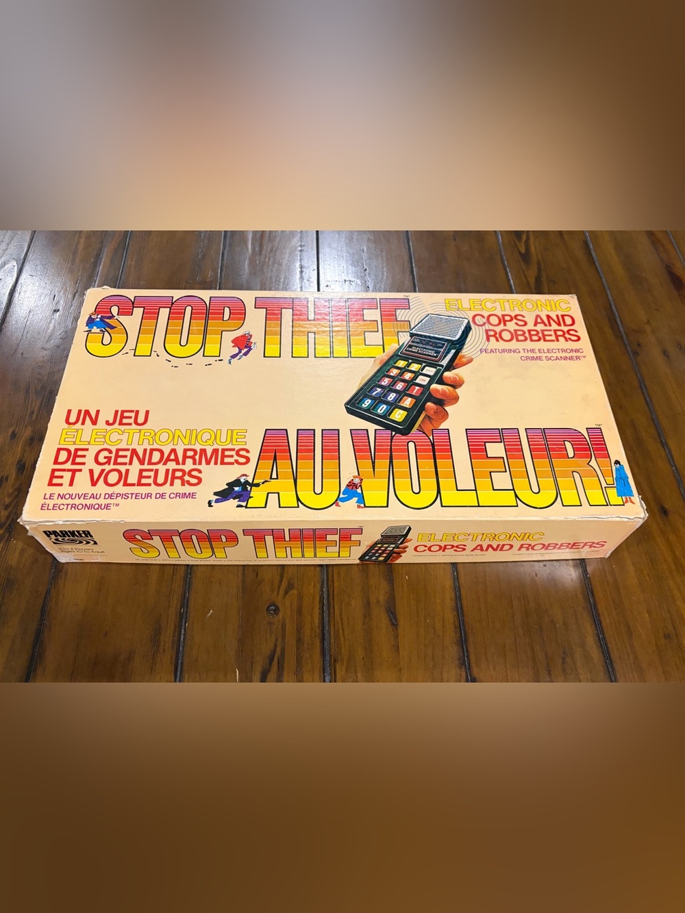 Vintage 1979 Parker Brothers Stop Thief Electronic Board Game – Working Scanner